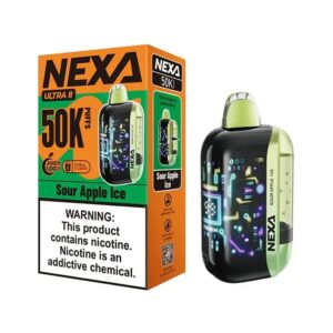 NEXA ULTRA II 50KPUFFS DISPOSABLE – SOUR APPLE ICE