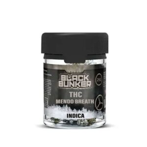 BLACK BUNKER THC 30CT 2G FLOWER INDICA – MENDO BREATH