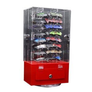 KNIFE 2 SIDED COUNTER ACRYLIC DISPLAY W/ ACRYLIC