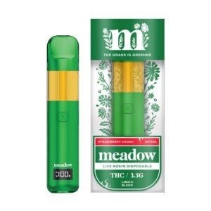 MEADOW LIVE ROSINTHC 3.5G DISPOSABLE SATIVA – STRAW COUGH