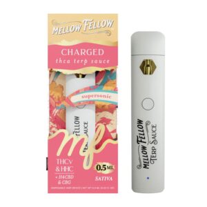 MELLOW FELLOW TERP SAUCE CHARGED BLEND 0.5ML DISPOSABLE SATIVA – SUPERSONIC