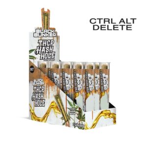 BLACK BUNKER THCP 2G HASH HOLE PRE ROLLS INDICA – CTRL ALT DELETE