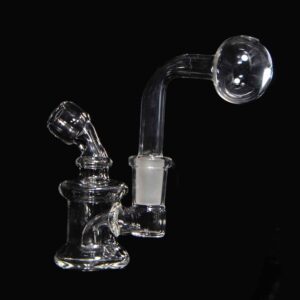 3.5″ MINI GLASS ON GLASS OIL BURNER