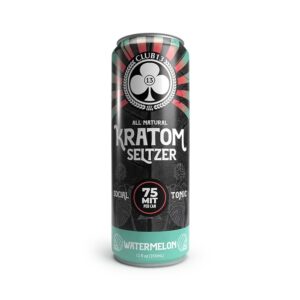 CLUB 13 12OZ 75MIT KRATOM SELTZER – WATERMELON