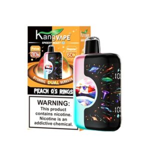 KANGVAPE SPEEDY BEAST 60KPUFFS DISPOSABLE – PEACH O’S RINGS