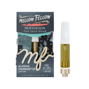 MELLOW FELLOW LIVE RESIN MOTIVATION BLEND 1ML CARTRIDGE – ALASKAN THUNDER