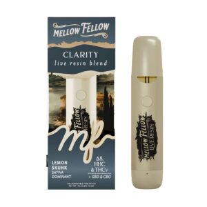 MELLOW FELLOW CLARITY BLEND 1ML DISPOSABLE SATIVA – LEMON SKUNK
