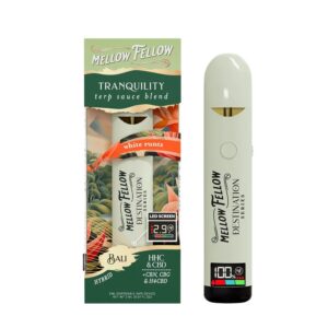 MELLOW FELLOW TRANQUILITY BLEND 2ML DISPOSABLE – WHITE RUNTZ