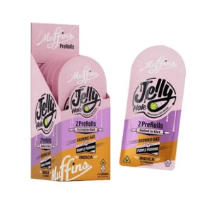 MUFFINS THCP JELLY HOLES 4.2G 2CT PREROLLS – BROWNIE GAS/PURPLE PUDDING