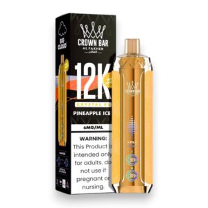 ALFAKHER CROWN BAR CRYSTAL 5% NIC 12KPUFFS – PINEAPPLE ICE