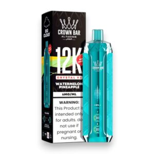 ALFAKHER CROWN BAR CRYSTAL 5% NIC 12KPUFFS – WATERMELON PINEAPPLE