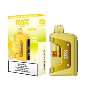 RAZ VUE 50KPUFFS DISPOSABLE VAPE DEVICE – PINEAPPLE MTN DEW