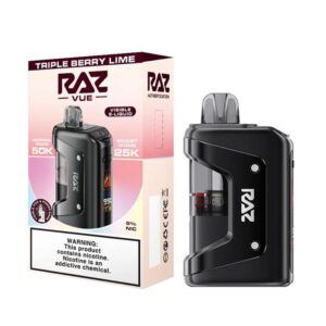 RAZ VUE 50KPUFFS DISPOSABLE VAPE DEVICE – TRIPLE BERRY LIME
