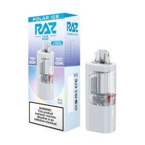 RAZ VUE 50KPUFFS DISPOSABLE VAPE POD – POLAR ICE
