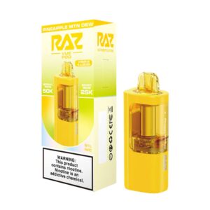 RAZ VUE 50KPUFFS DISPOSABLE VAPE POD – PINEAPPLE MTN DEW