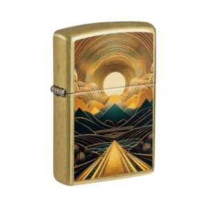 ZIPPO THROUGH THE MOUNTAIN DESIGN LIGHTER