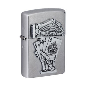 ZIPPO DEAD MAN’S HAND EMBLEM DESIGN LIGHTER