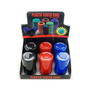 PLASTIC SEALED CAN #3 -ASSORTED COLOR