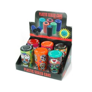 PLASTIC SEALED CAN #2 -ASSORTED COLOR