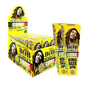 BOB MARLEY KS 3PK 110MM CONE
