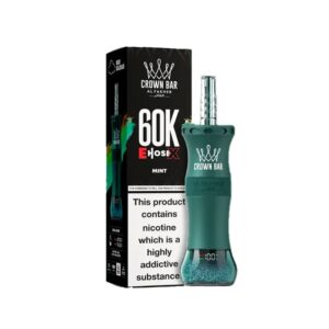 ALFAKHER CROWN BAR E HOSE X 5%NIC 60KPUFFS – MINT