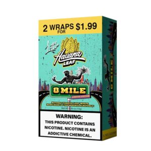 HAVANA LEAF LITTLE TOBACCO 2CT WRAPS – 8 MILE