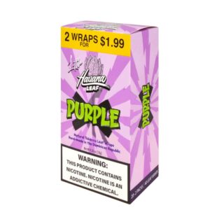 HAVANA LEAF LITTLE TOBACCO 2CT WRAPS – PURPLE X