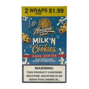 HAVANA LEAF LITTLE TOBACCO 2CT WRAPS – MILK AND COOKIES