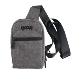 OOZE TRAVELER SMELL PROOF CROSSBODY – SMOKE GREY