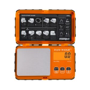 TRUWEIGH TUFF WEIGH 1000GX0.1G DIGITAL SCALE – ORANGE