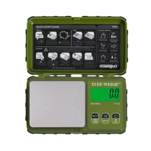 TRUWEIGH TUFF WEIGH 1000GX0.1G DIGITAL SCALE – GREEN
