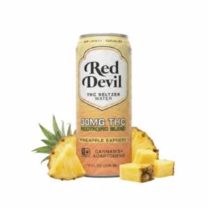 RED DEVIL THC 30MG 12OZ SELTZER – PINEAPPLE EXPRESS