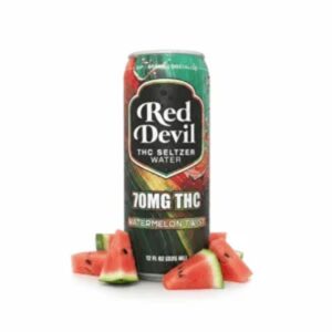 RED DEVIL THC 70MG 12OZ SELTZER – WATERMELON TWIST
