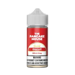 THE PANCAKE HOUSE 100ML JUICE 3MG – GOLD BISCOFF