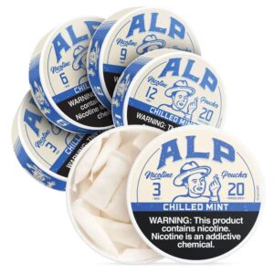 ALP NICOTINE 3MG POUCHES – CHILLED MINT