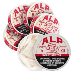 ALP NICOTINE 6MG POUCHES – SWEET NECTAR