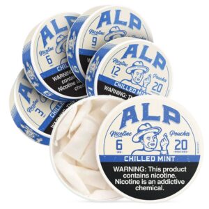 ALP NICOTINE 6MG POUCHES – CHILLED MINT
