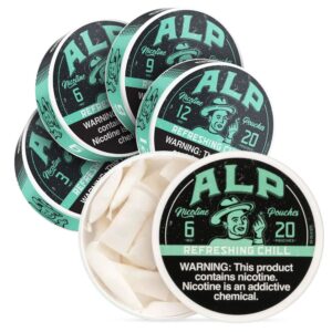 ALP NICOTINE 6MG POUCHES – REFRESHING CHILL