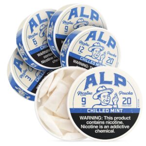 ALP NICOTINE 9MG POUCHES – CHILLED MINT