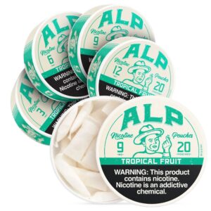 ALP NICOTINE 9MG POUCHES – TROPICAL FRUIT COPY