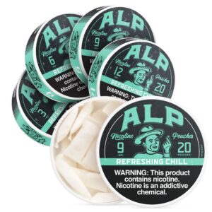 ALP NICOTINE 9MG POUCHES – REFRESHING CHILL