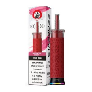 STARBUZZ 50kPUFFS E-HOSE 6MG DISPOSABLE – WATERMELON CHERRY