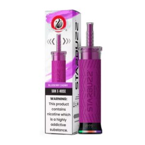 STARBUZZ 50kPUFFS E-HOSE 6MG DISPOSABLE – BLUEBERRY CHERRY