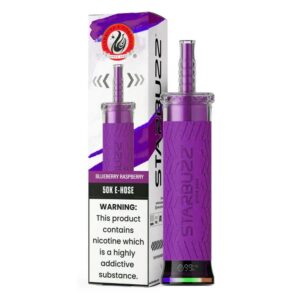 STARBUZZ 50kPUFFS E-HOSE 6MG DISPOSABLE – BLUEBERRY RASP