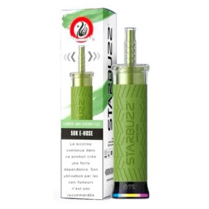STARBUZZ 50kPUFFS E-HOSE 6MG DISPOSABLE – LEMON LIME CHERRY FIZZ
