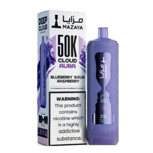 MAZAYA CLOUD AURA 50KPUFFS DISPOSABLE – BLUEBERRY SOUR RASP