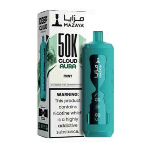 MAZAYA CLOUD AURA 50KPUFFS DISPOSABLE – MINT