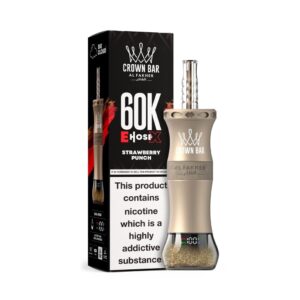 ALFAKHER CROWN BAR E HOSE X 5%NIC 60KPUFFS – STRAW PUNCH