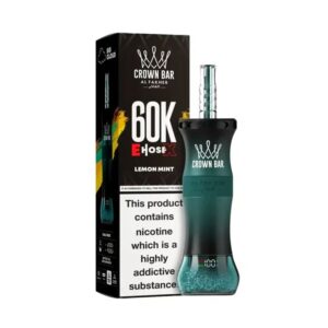 ALFAKHER CROWN BAR E HOSE X 5%NIC 60KPUFFS – LEMON MINT