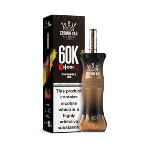 ALFAKHER CROWN BAR E HOSE X 5%NIC 60KPUFFS – PINEAPPLE ICE